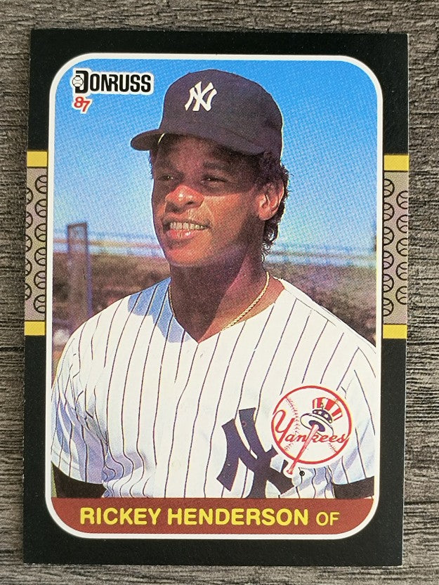 1987 Donruss #228 Rickey Henderson