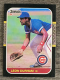 1987 Donruss #242 Leon Durham