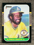 1987 Donruss #256 Alfredo Griffin