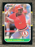 1987 Donruss #263 Vince Coleman