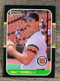 1987 Donruss #275 Walt Terrell