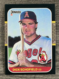 1987 Donruss #283 Dick Schofield