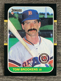1987 Donruss #296 Tom Brookens