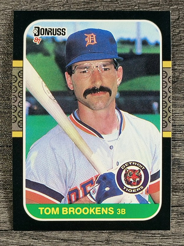 1987 Donruss #296 Tom Brookens
