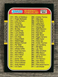 1987 Donruss #300 Checklist 240-345
