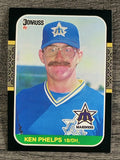 1987 Donruss #317 Ken Phelps
