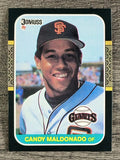 1987 Donruss #327 Candy Maldonado