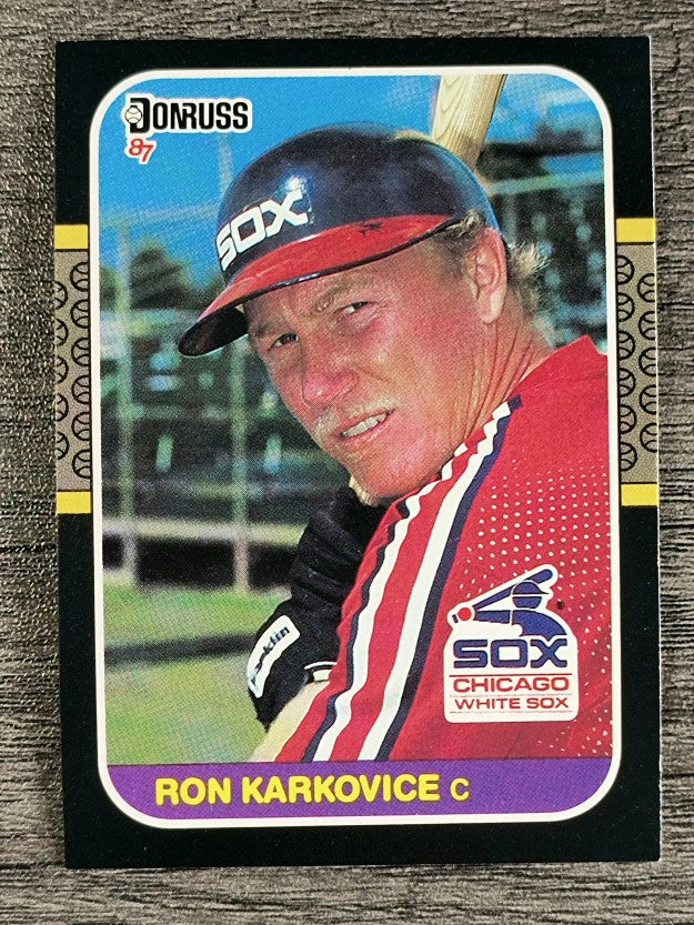 1987 Donruss #334 Ron Karkovice RC