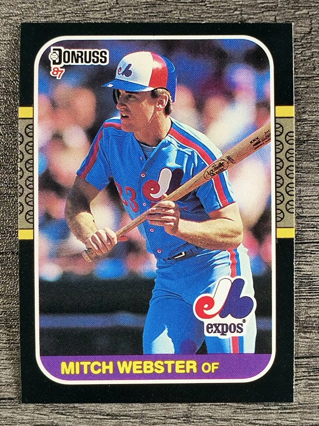 1987 Donruss #335 Mitch Webster