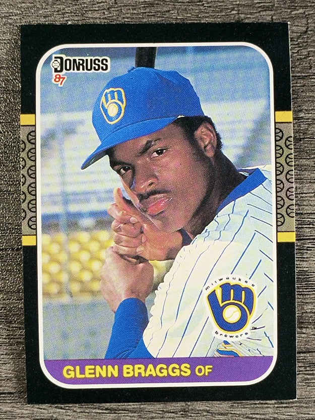 1987 Donruss #337 Glenn Braggs RC