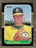 1987 Donruss #344 Curt Young