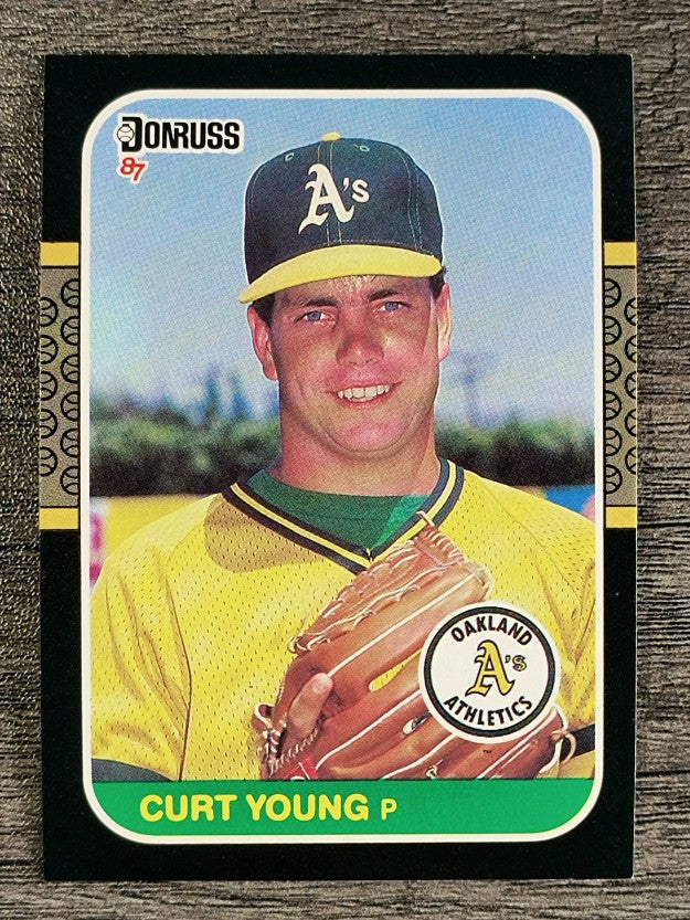 1987 Donruss #344 Curt Young