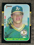 1987 Donruss #349 Mickey Tettleton