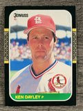 1987 Donruss #357 Ken Dayley