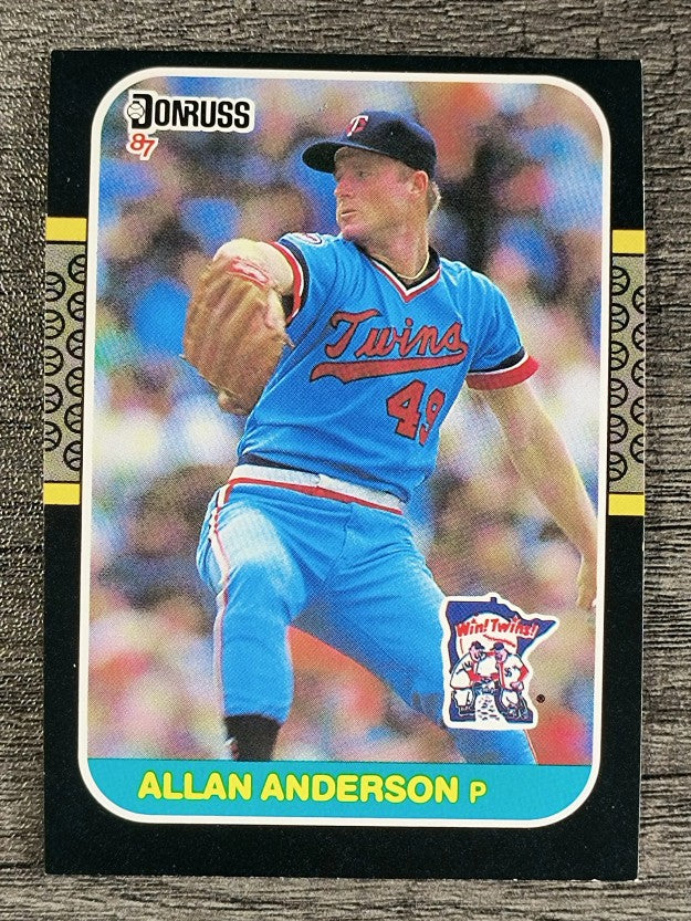 1987 Donruss #368 Allan Anderson RC