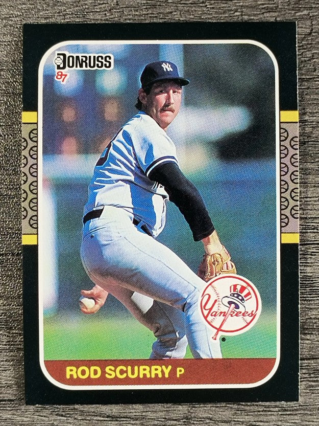 1987 Donruss #374 Rod Scurry