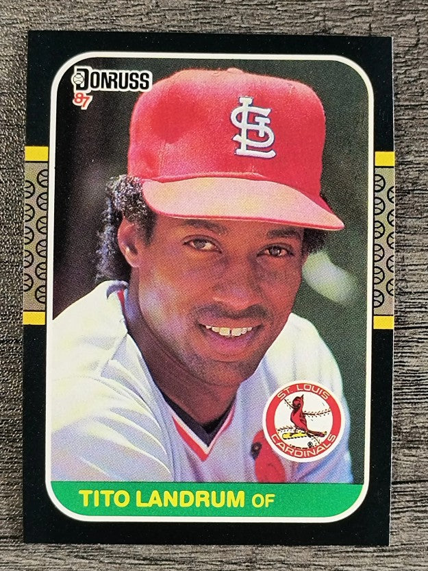 1987 Donruss #386 Tito Landrum