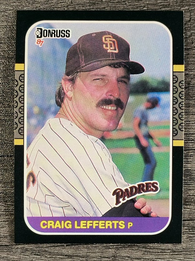 1987 Donruss #387 Craig Lefferts