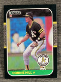 1987 Donruss #405 Donnie Hill