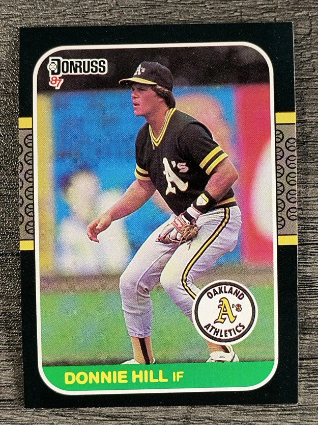 1987 Donruss #405 Donnie Hill
