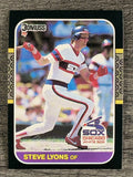1987 Donruss #409 Steve Lyons