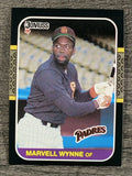 1987 Donruss #411 Marvell Wynne