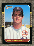1987 Donruss #422 Bob Tewksbury RC