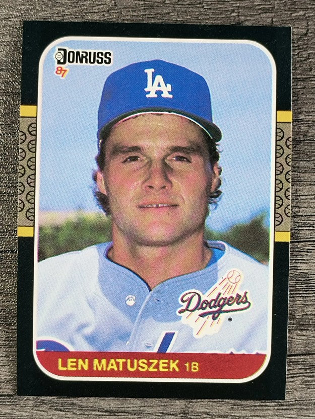 1987 Donruss #423 Len Matuszek