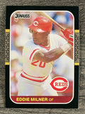 1987 Donruss #433 Eddie Milner