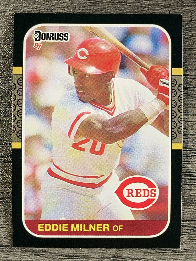 1987 Donruss #433 Eddie Milner