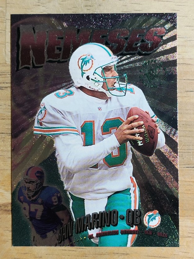 1995 Stadium Club Nemeses #N12 Dan Marino/Cornelius Bennett
