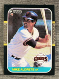 1987 Donruss #450 Mike Aldrete