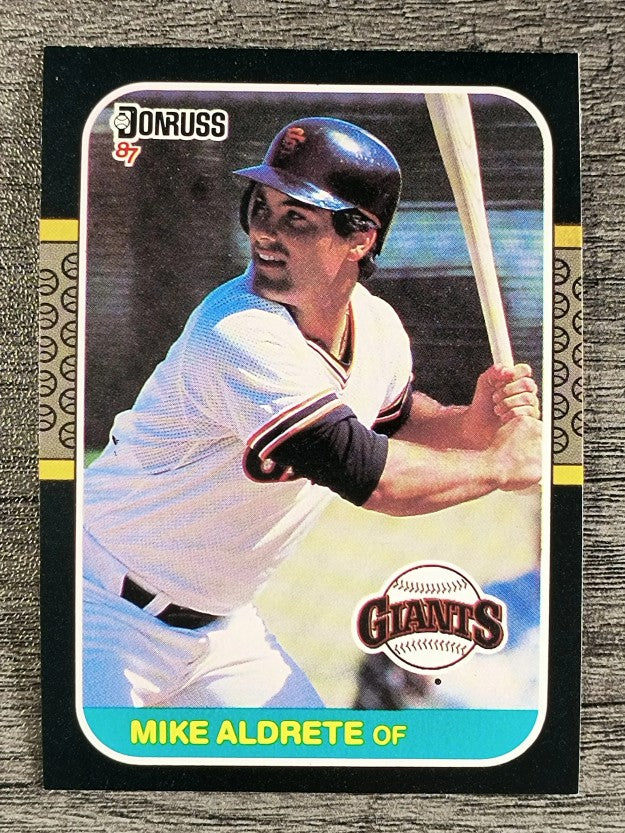 1987 Donruss #450 Mike Aldrete