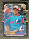 1987 Donruss #468 Bob Sebra