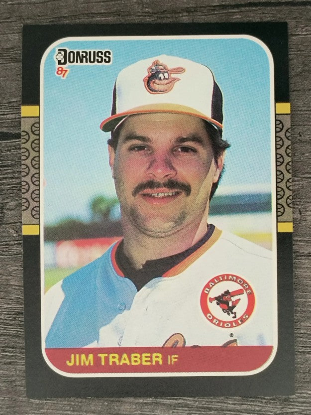 1987 Donruss #477 Jim Traber