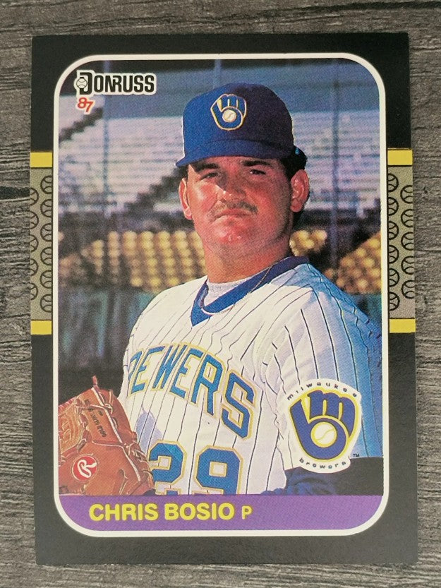 1987 Donruss #478 Chris Bosio RC