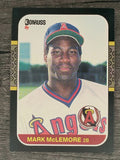 1987 Donruss #479 Mark McLemore