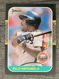 1987 Donruss #481 Billy Hatcher