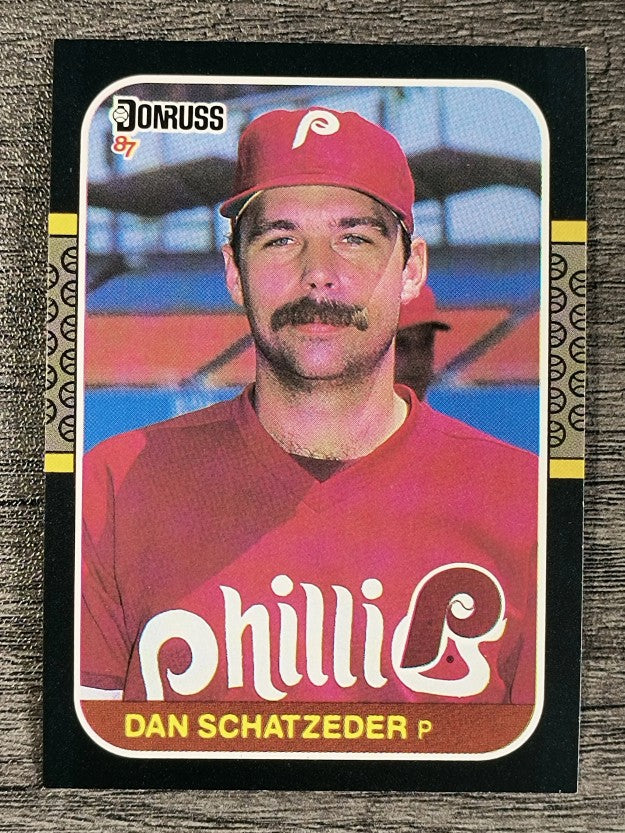 1987 Donruss #482 Dan Schatzeder