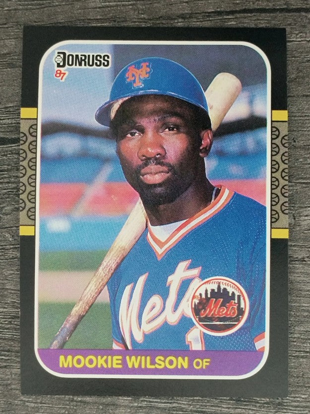 1987 Donruss #487 Mookie Wilson