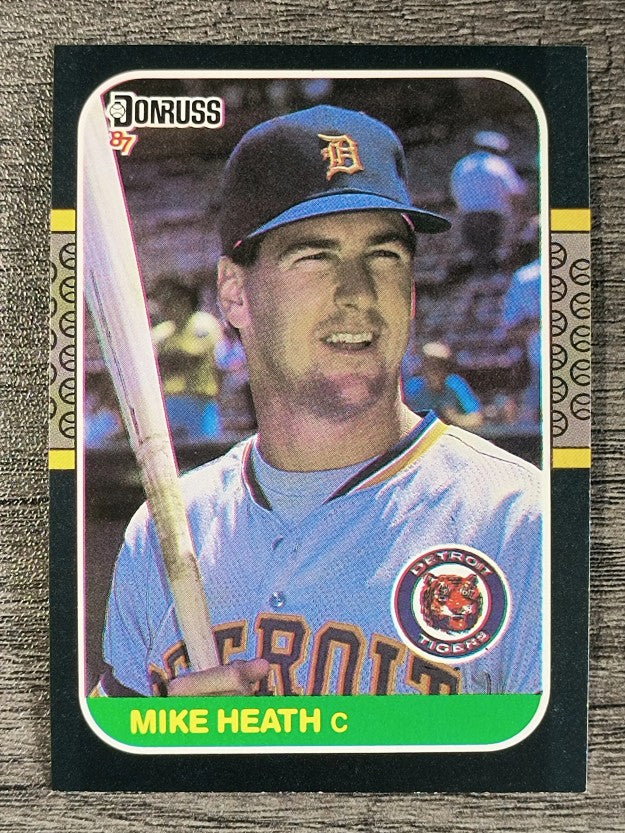 1987 Donruss #496 Mike Heath