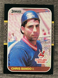 1987 Donruss #501 Chris Bando