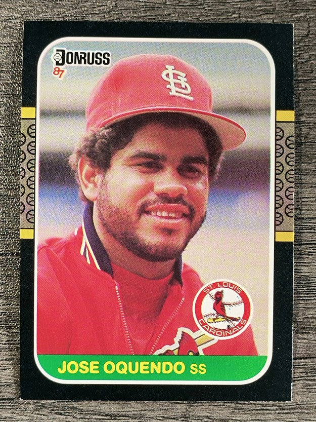 1987 Donruss #510 Jose Oquendo