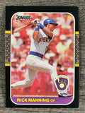 1987 Donruss #521 Rick Manning