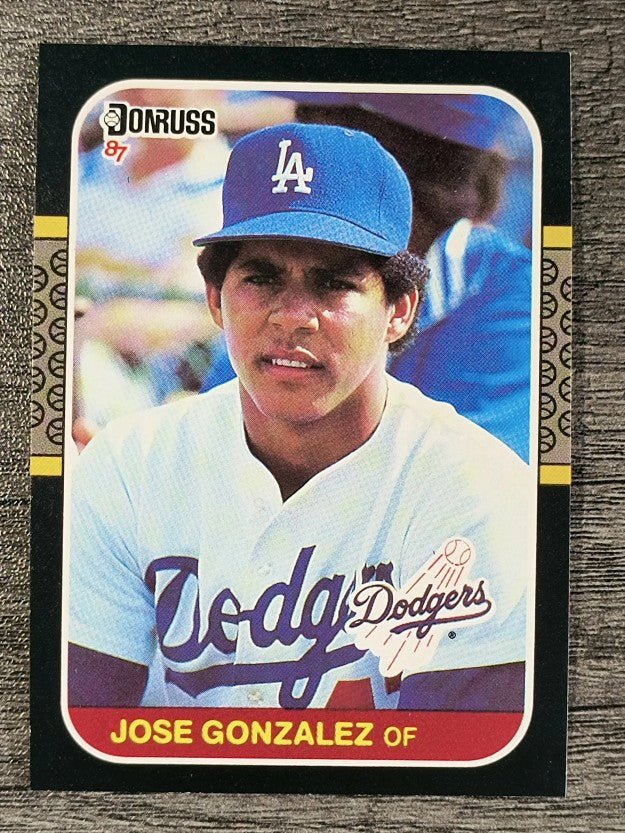 1987 Donruss #525 Jose Gonzalez RC