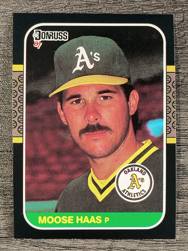 1987 Donruss #528 Moose Haas