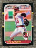 1987 Donruss #530 Stu Cliburn