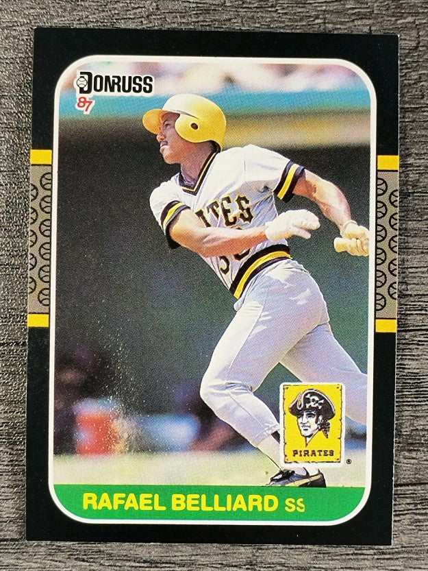1987 Donruss #538 Rafael Belliard RC