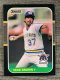 1987 Donruss #563 Mike G. Brown P