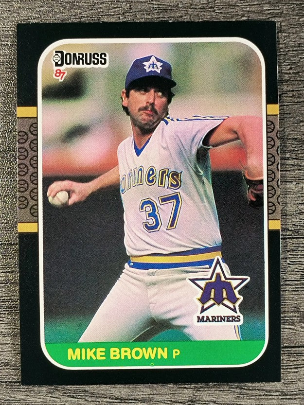 1987 Donruss #563 Mike G. Brown P